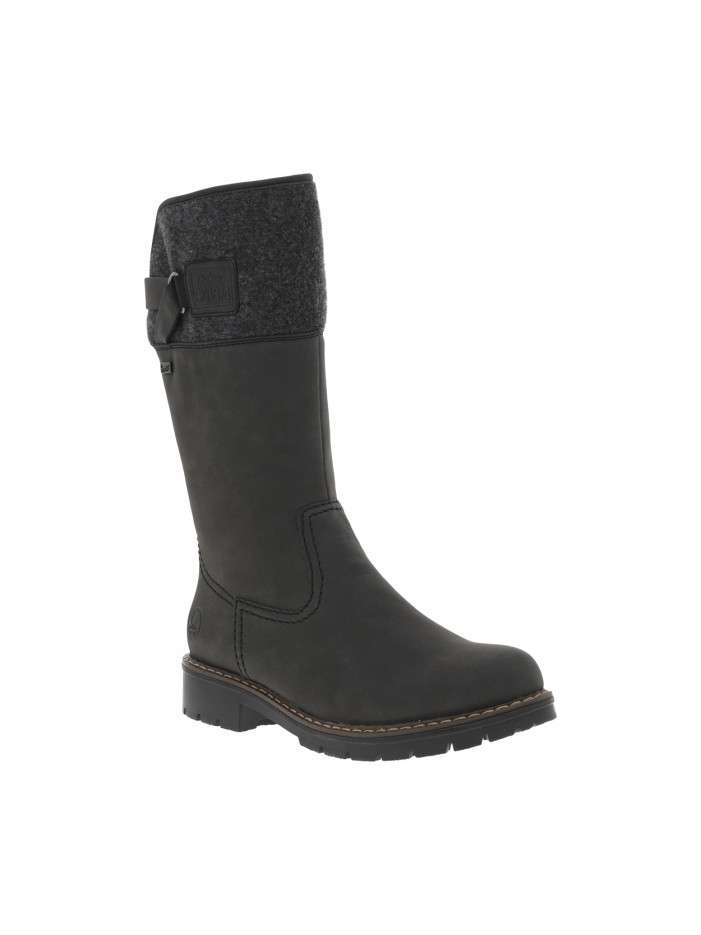 Bottes anthracite à talon...