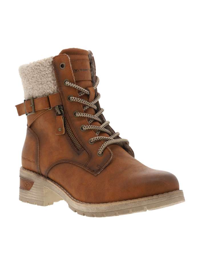 Bottines brunes à talon...