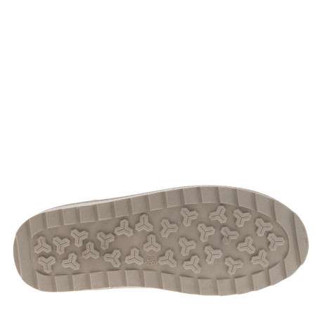 Boots écrues à talon plat avec une doublure en fourrure et à slip-on - Image 6