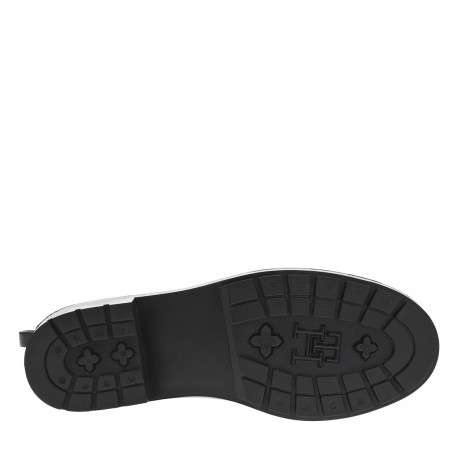 Boots noires vernies à talons décrochés bas et à bandes élastiquées - Image 6