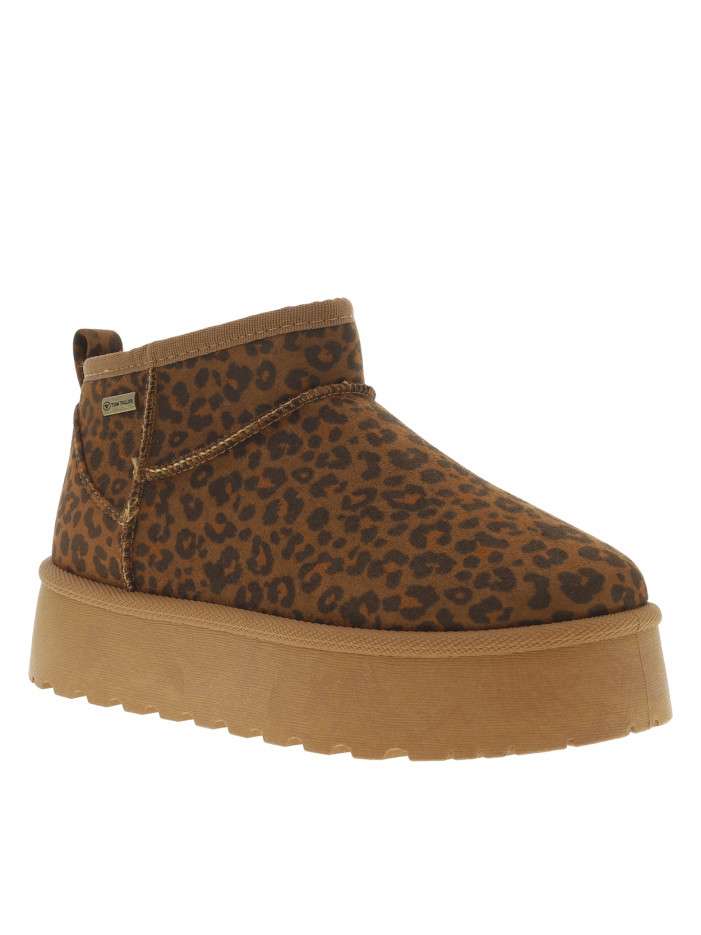 Boots slip-on cognac à...