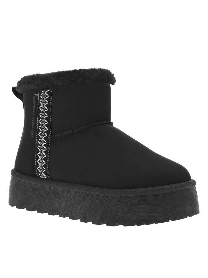 Boots noires à talon...