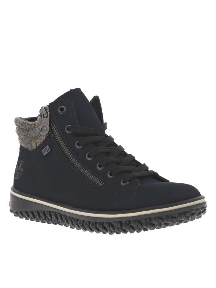 Bottines bleu marine à...