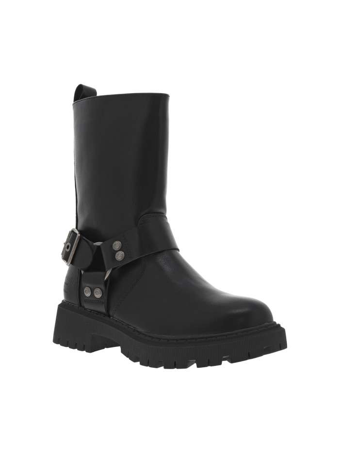 Boots noires à talon...
