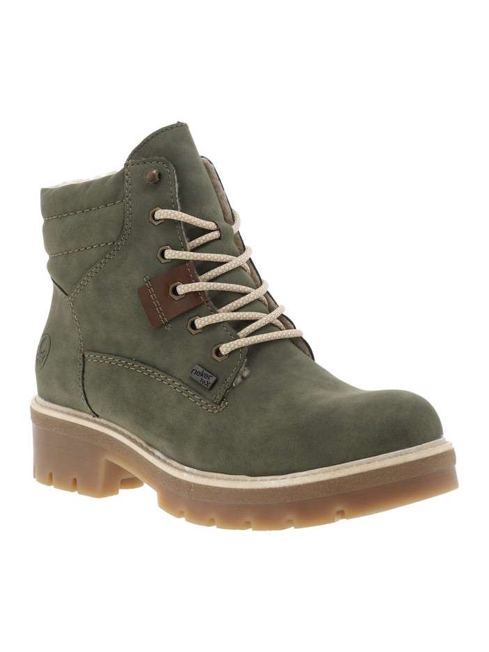 Bottines kaki à talon...