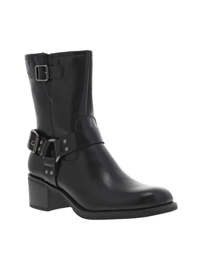Boots noires à talon...