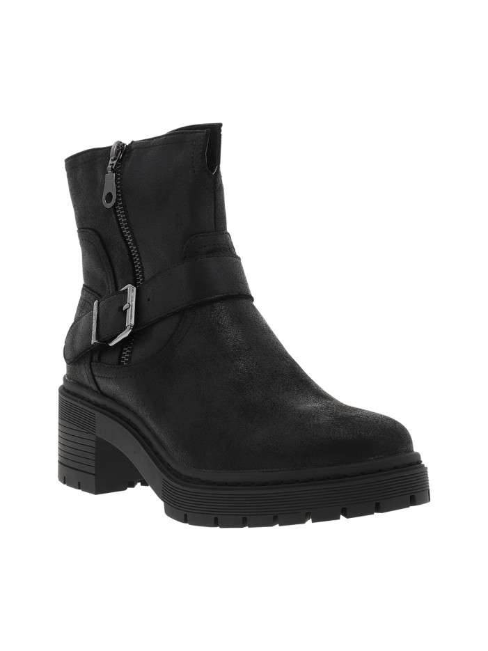 Boots noires à talon...