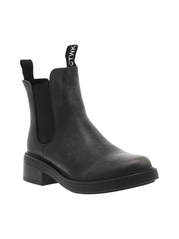 Boots anthracite à talon...