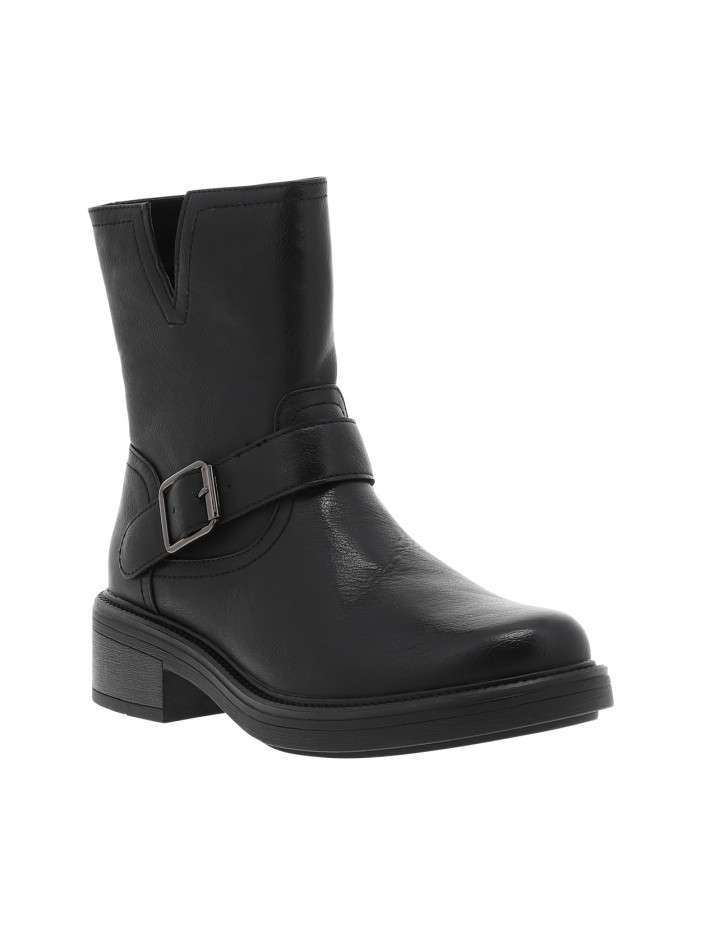 Boots noires à talon...