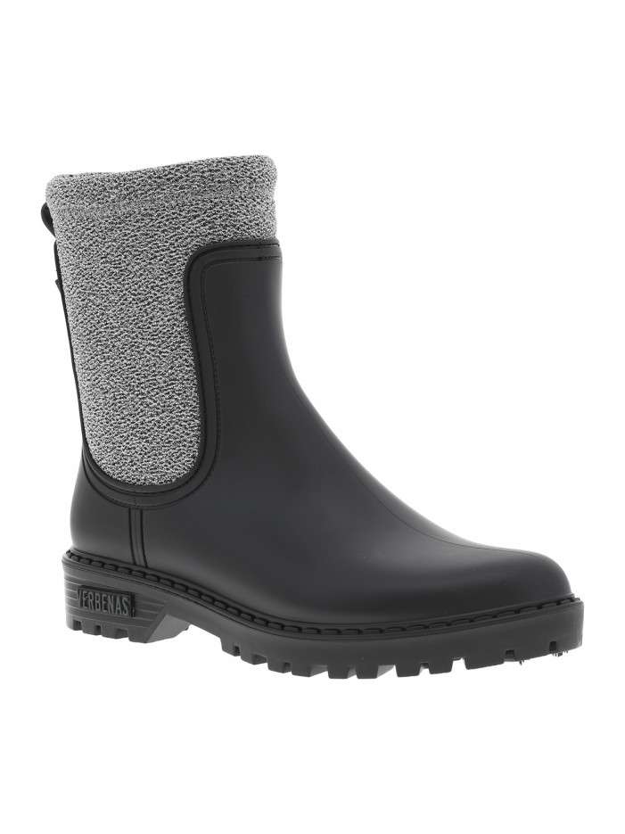 Boots argent à talon...