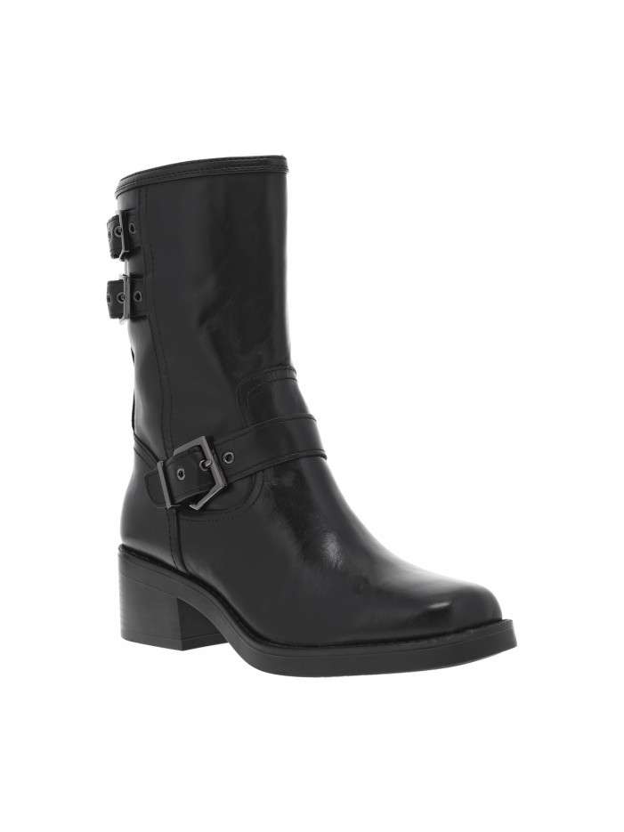 Boots noires à talon...