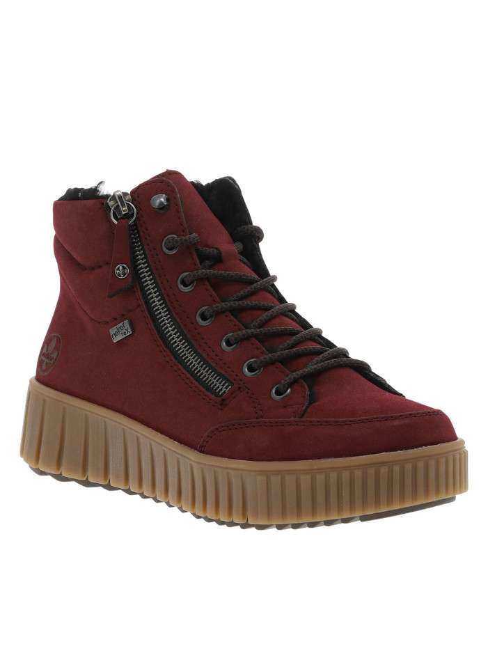 Bottines bordeaux à talon...