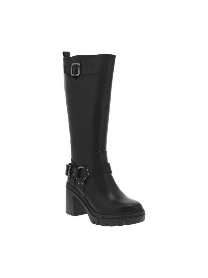 Bottes noires à talon...