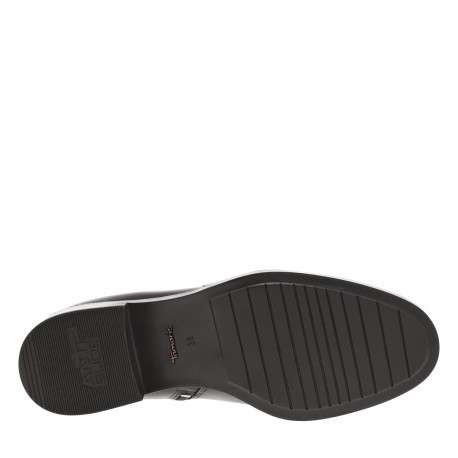 Boots en cuir chocolat à talon décroché bas pourvues d'une fermeture zippée - Image 6