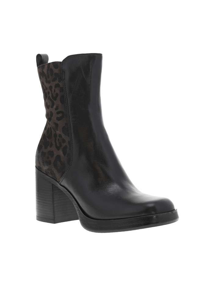 Boots en cuir noires avec...