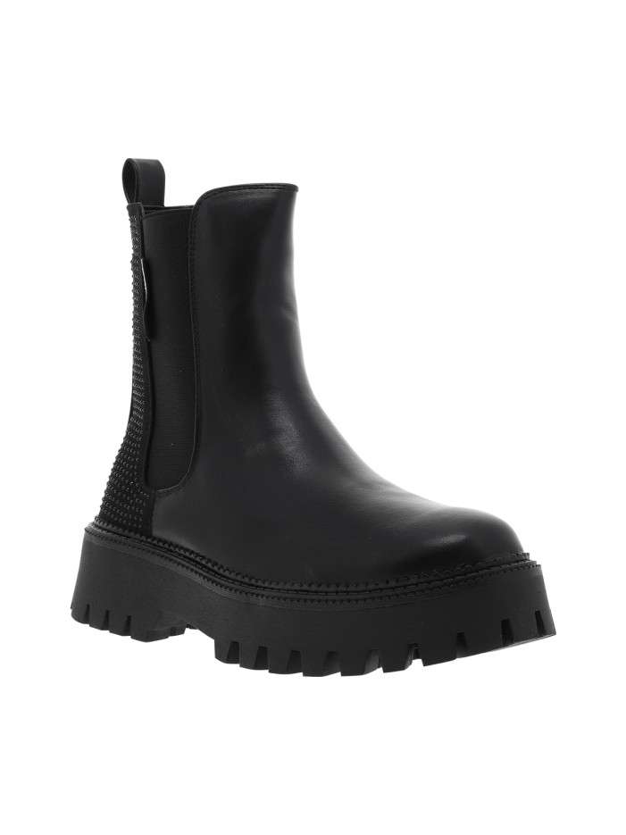 Boots noires à talon...