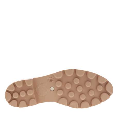 Boots écrues avec talon décroché bas et à soufflets élastiqués - Image 6