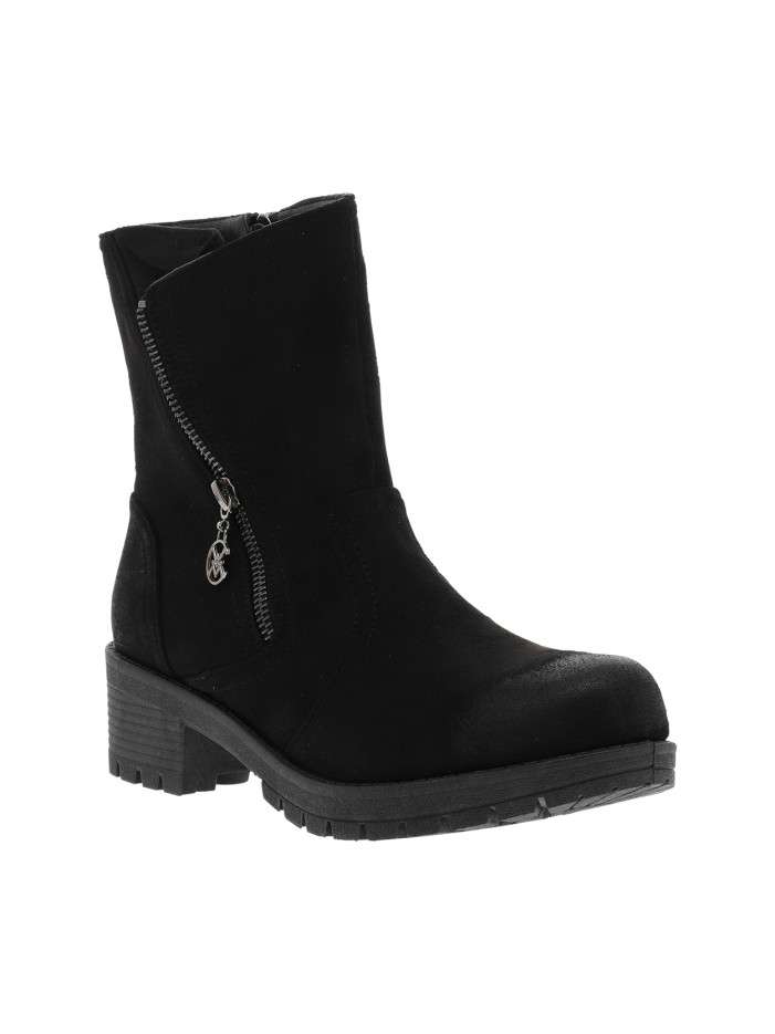 Boots noires à talon...