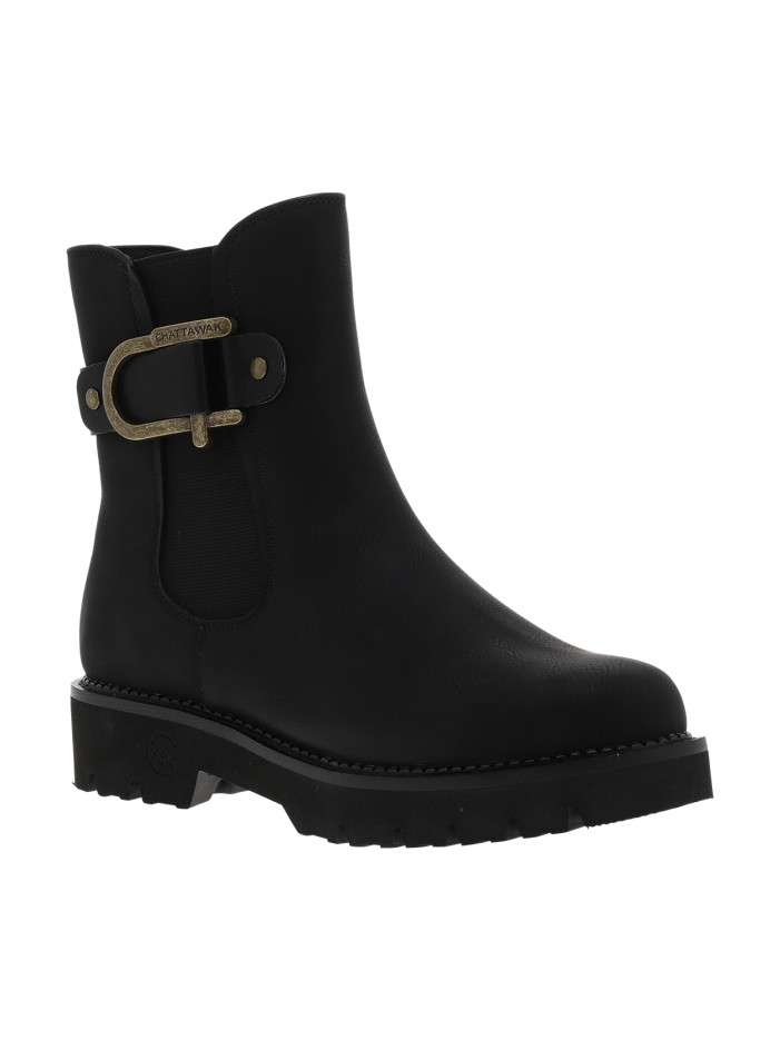 Boots noires à talon...