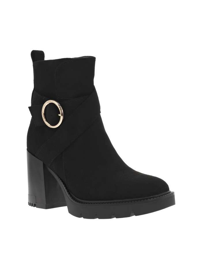 Boots noires à talon...