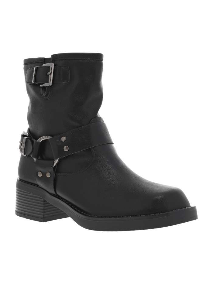 Boots noires à talon...
