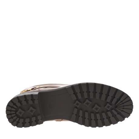 Bottes camel pourvue d'une fermeture zippée et de liens décoratifs - Image 6