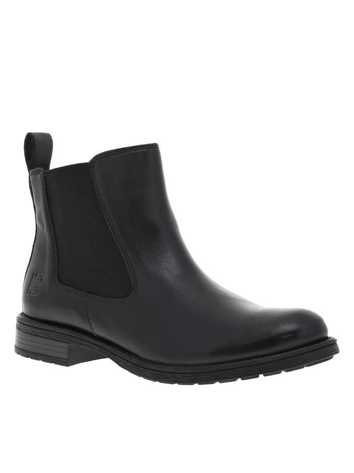 Boots en cuir noires à...