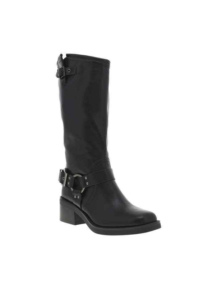 Bottes noires à talon...