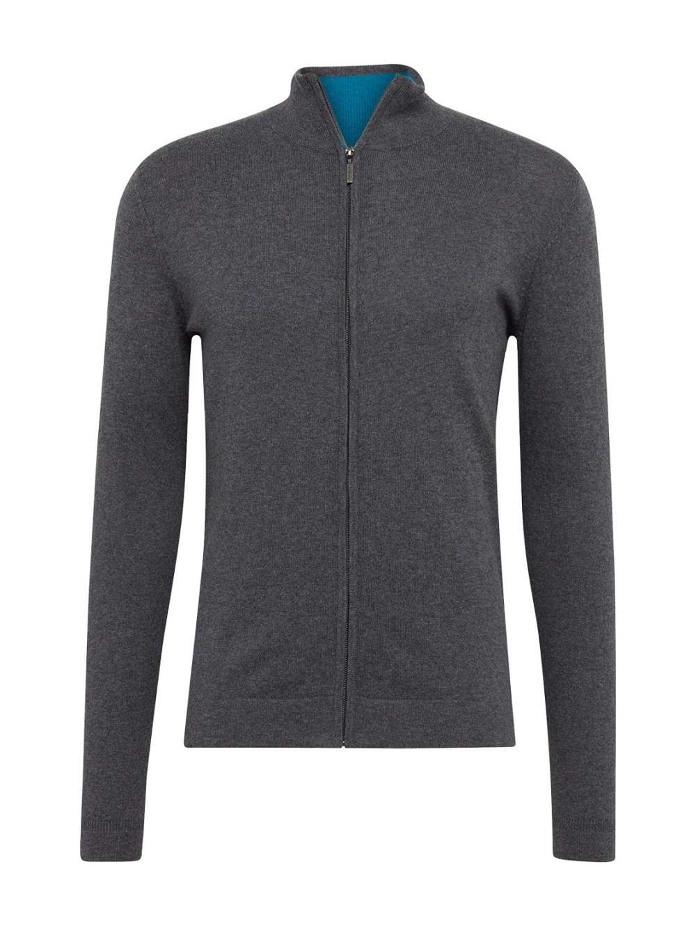 TOM TAILOR Cardigan Zippé Style Universitaire Gilet College Avec Zip Homme